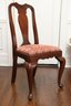 Set Of 8 Mahogany Queen Anne Style Dining Chairs