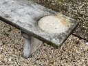 Cast Concrete Outdoor Garden Bench