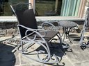 Outdoor Bistro Set With Rocking Chairs