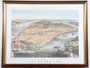 1856 City Of New York Framed Print By C. Parsons