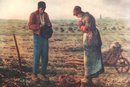 The Angelus Jean Francois Millet Print On Board