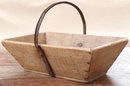 A Vintage French Harvesting Basket