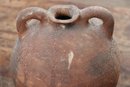 Dual Handle Terracotta Jug On Stand