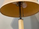 Chestnut & Brass Floor Lamp