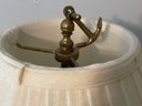 Sailboat Motif Lamp Brass Anchor Finial