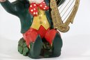 Hand Painted Gnome With Harp
