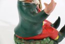 Hand Painted Gnome With Harp