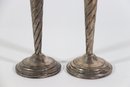 Pair Of Weighted Sterling Candle Sticks