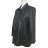 Casual Corner Black Leather Jacket Size XL