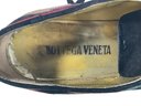Bottega Veneta Black And Multicolored Accent Suede Laced Shoes - Size 8