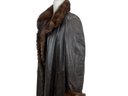 Mink And Leather Reversible Coat
