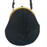 Vintage Black Fabric Handbag
