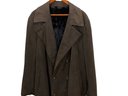 Mens Suede With Mink Fur Lining Coat