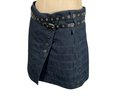 Burberry Jean Skirt Extra Long Double Wrap Belt - Size 12