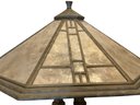 Art Deco Style Metal Lamp