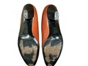 Robert Clergerie French Leather Pumps Lizard Skin Pattern - Size 7.5