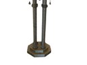 Art Deco Style Metal Lamp