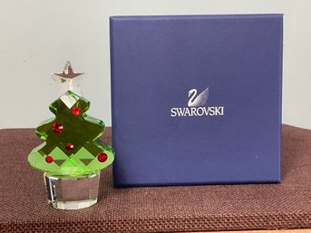 Swarovski Crystal Christmas Tree In Box