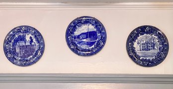 Blue And White Wedgwood Display Plates