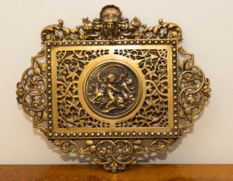 Ornate Brass Wall Hanging