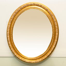 Gold Frame Oval Mirror