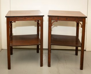 Pair Of Rectangular End Tables