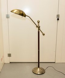 Adjustable Brass Floor Lamp