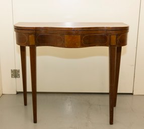 Mahogany Flip Top Table