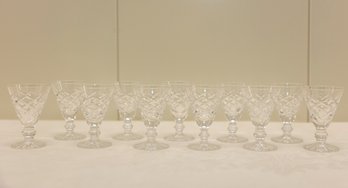 Waterford Crystal Aperitif Glasses Set Of 10