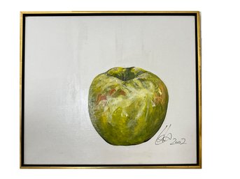 Organic Green Apple Painting