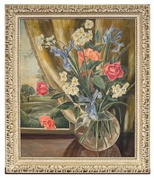 Floral Bouquet Still Life Oil Painting