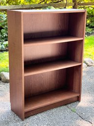 Wood Veneer Three Shelf Book Case (1 Of 2)