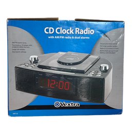 Vextra CD Clock Radio New In Box