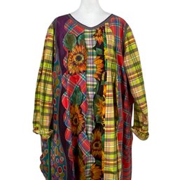Koos DeWilde New York Colorful Oversized Patchwork Dress