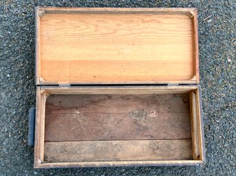 Vintage Wooden Boys Tool Chest