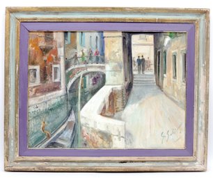 Venice Framed Oil Painting