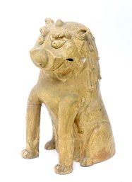 Asian Foo Dog Ceramic Sculpture