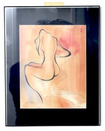 Nude Print Framed