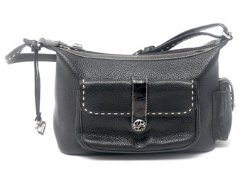 Brighton Black Leather Handbag
