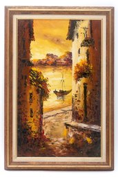 Framed Oil Painting On Canvas