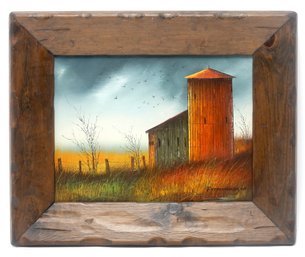 Framed Everett Woodson Oil On Canvas
