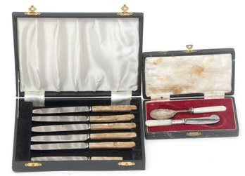 Sheffield Stainless Steel Knife Set From England