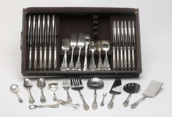 Wallace Grand Baroque Sterling Flatware Set 5438 Total Grams