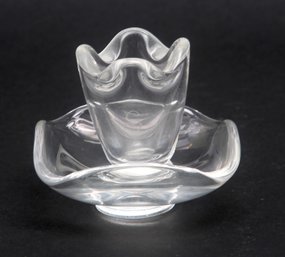 Steuben Crystal Two Pieces