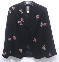 Vintage Zelda Embroidered Suit Jacket Size 16