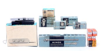 Minox C  Film Camera And Accessories