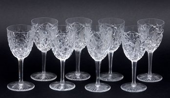 Baccarat Lagny 8 White Wine Glasses