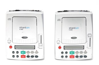 Pair Of Stanton S.250 Tabletop CD Players