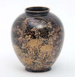 Japanese Dragonfly Porcelain Vase