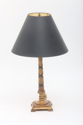 Gold And Black Shade Table Lamp